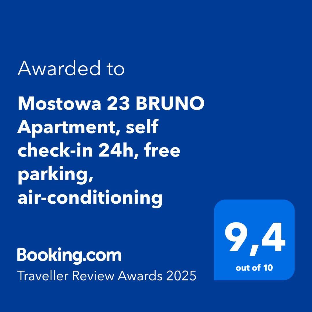 Mostowa 23 Bruno Apartment, Self Check-In 24H, Free Parking, Air-Conditioning Poznań Exteriör bild